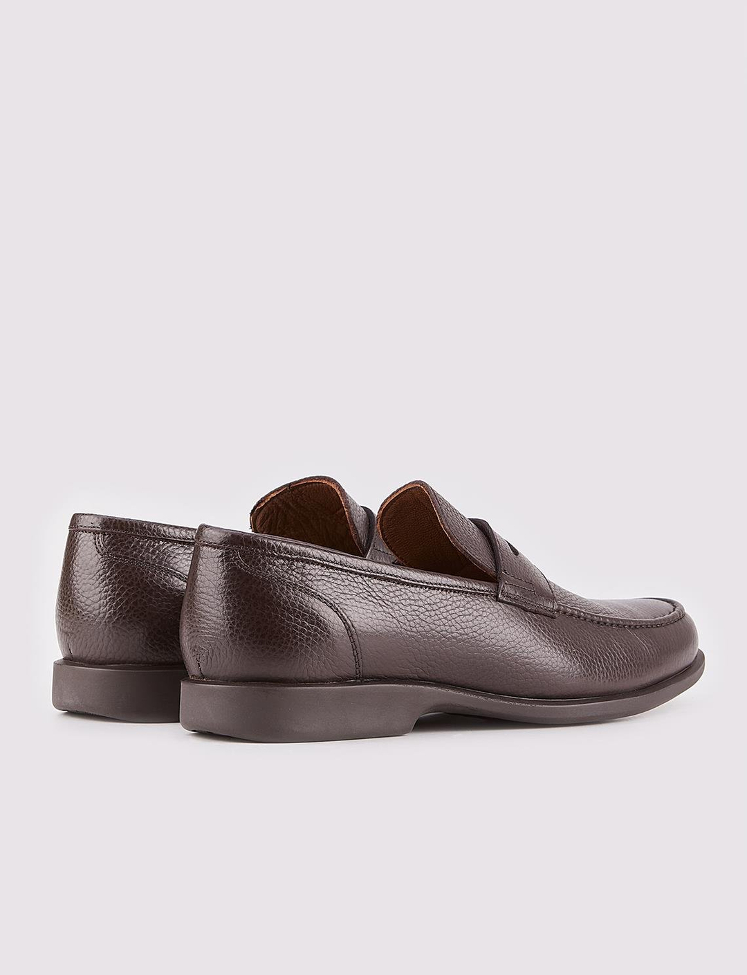 Genuine Leather Brown Men Loafers