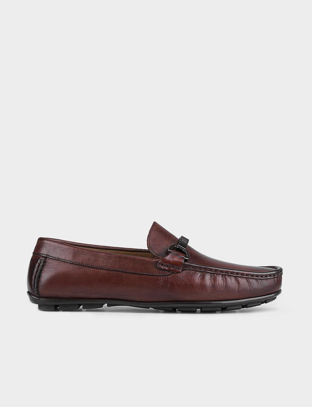 Men Brown Genuine Leather Loafers