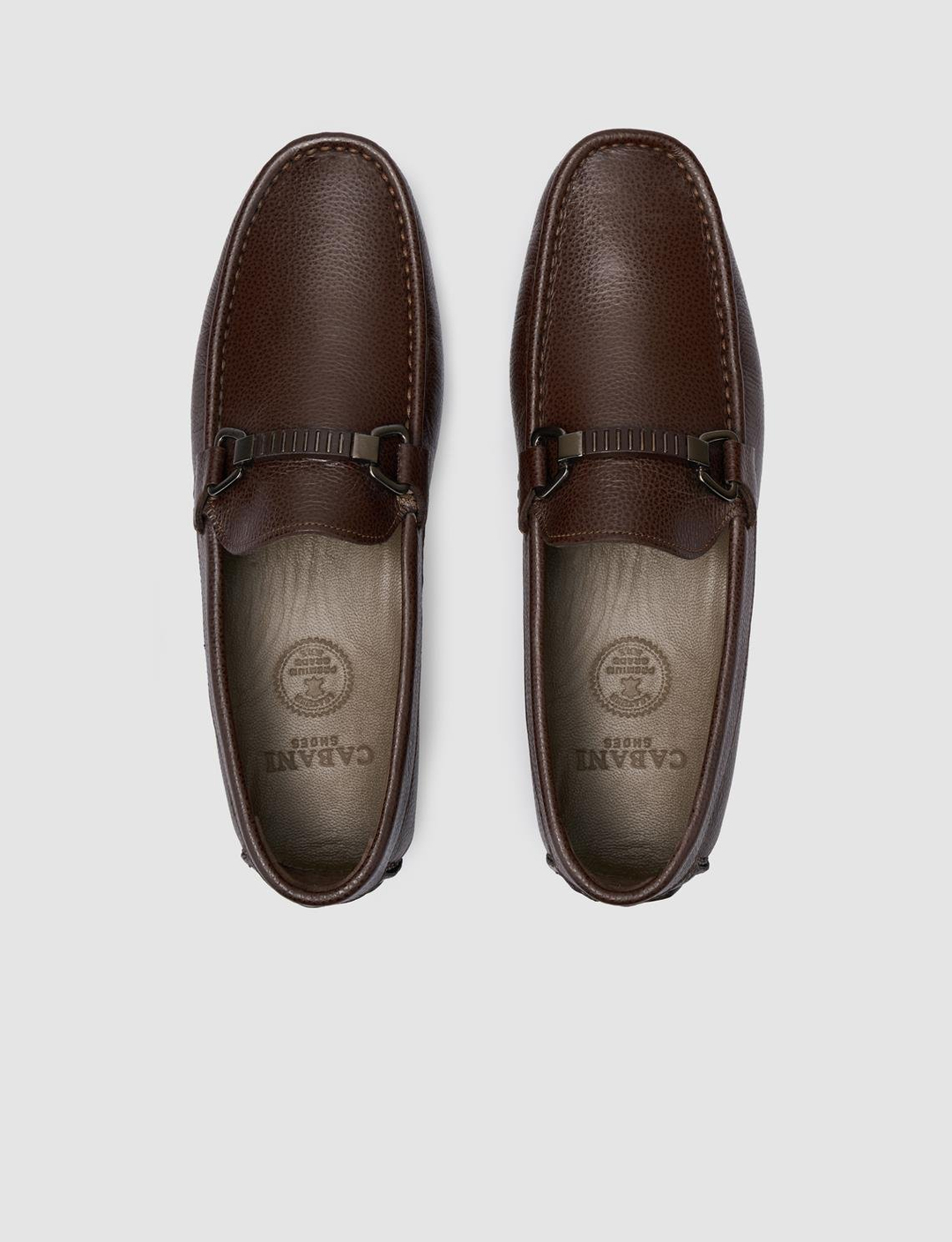 Hakiki Deri Kahverengi Toka Detaylı Erkek Loafer