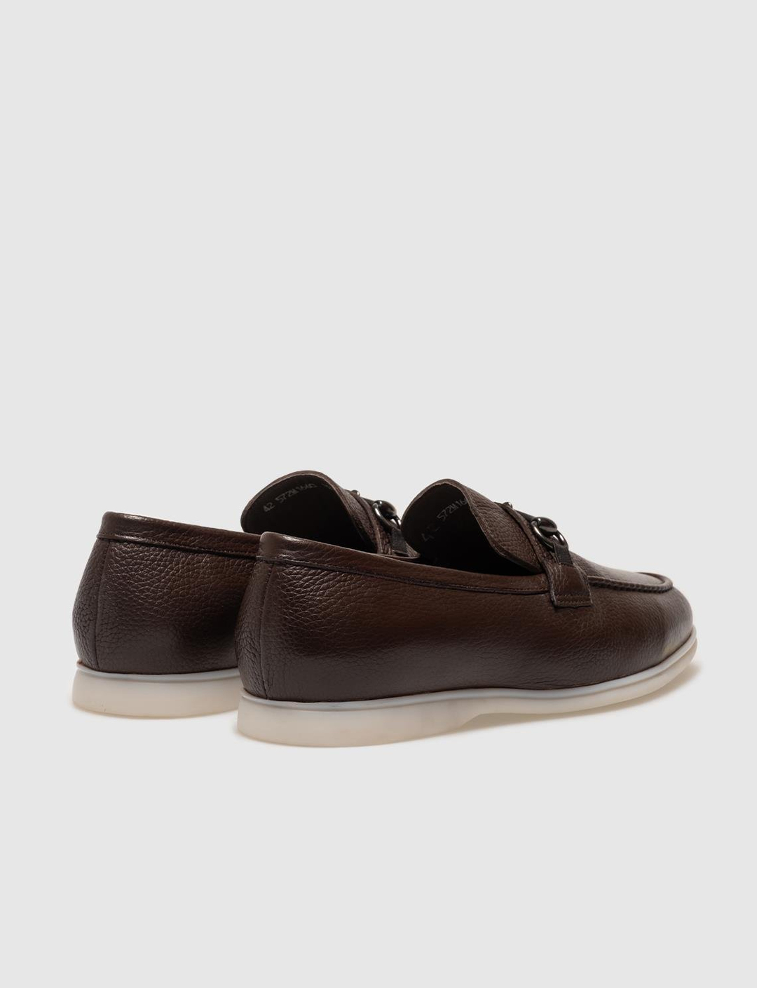 Hakiki Deri Kahverengi Tokalı Erkek Loafer