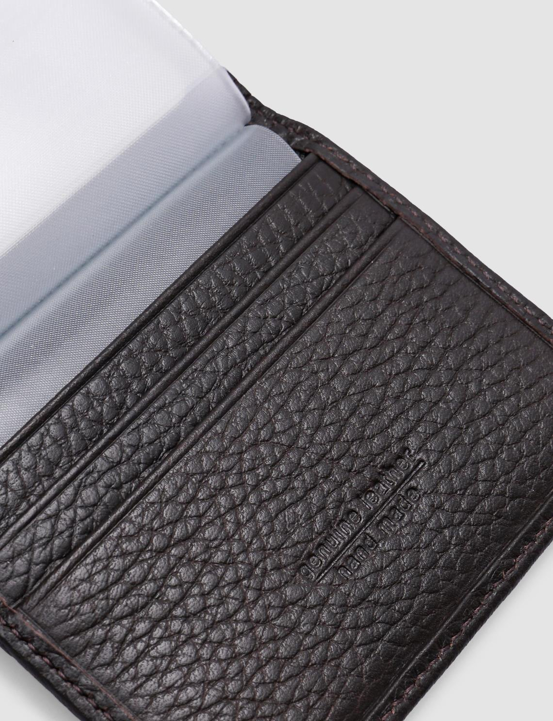 Hakiki Deri Kahverengi Unisex Cüzdan