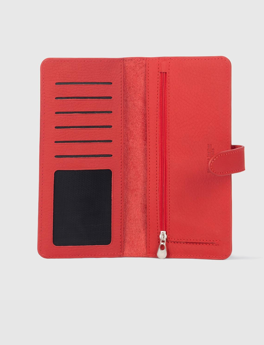 Hakiki Deri Kırmızı Kadın Cüzdan