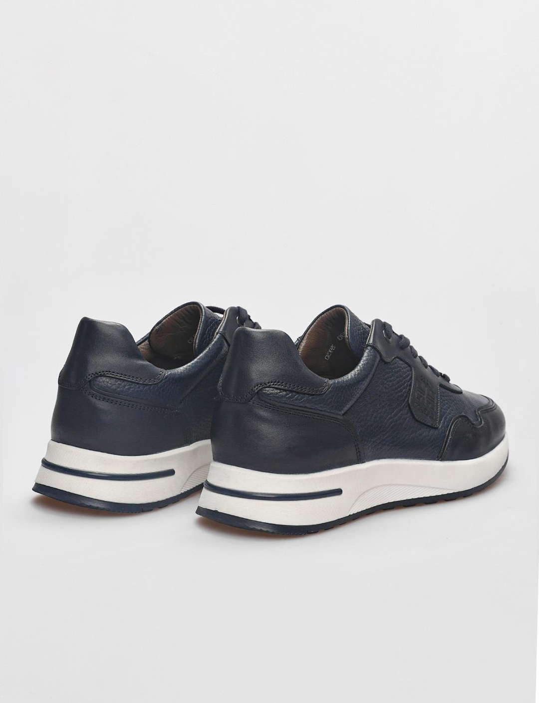 Hakiki Deri Lacivert Erkek Ayakkabı