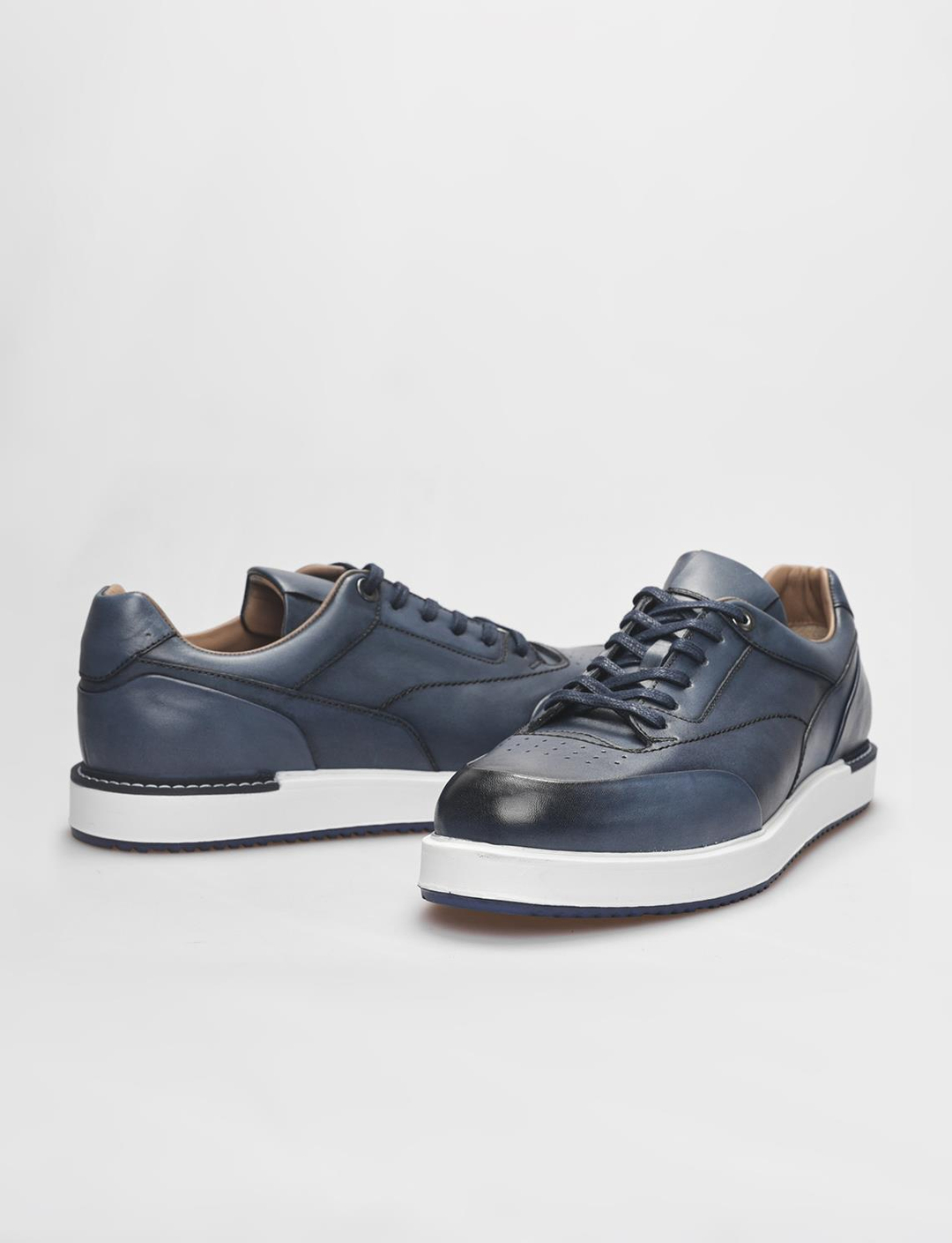 Hakiki Deri Lacivert Erkek Ayakkabı