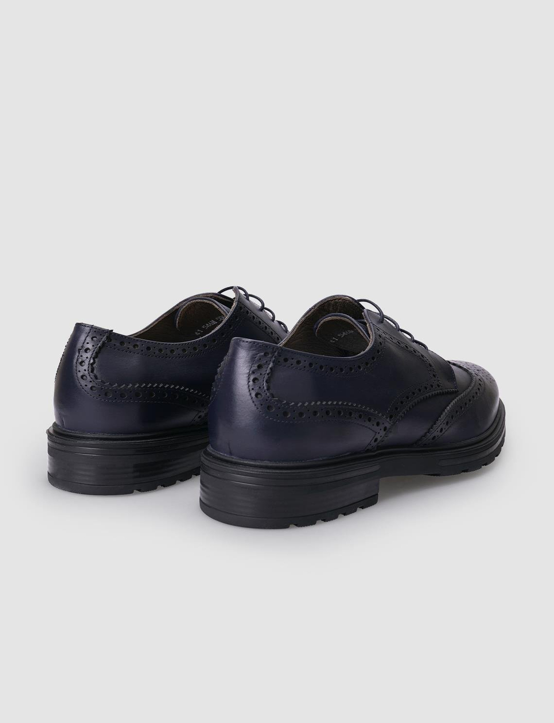 Hakiki Deri Lacivert Erkek Ayakkabı