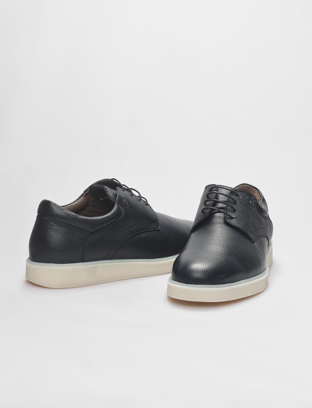 Hakiki Deri Lacivert Erkek Ayakkabı