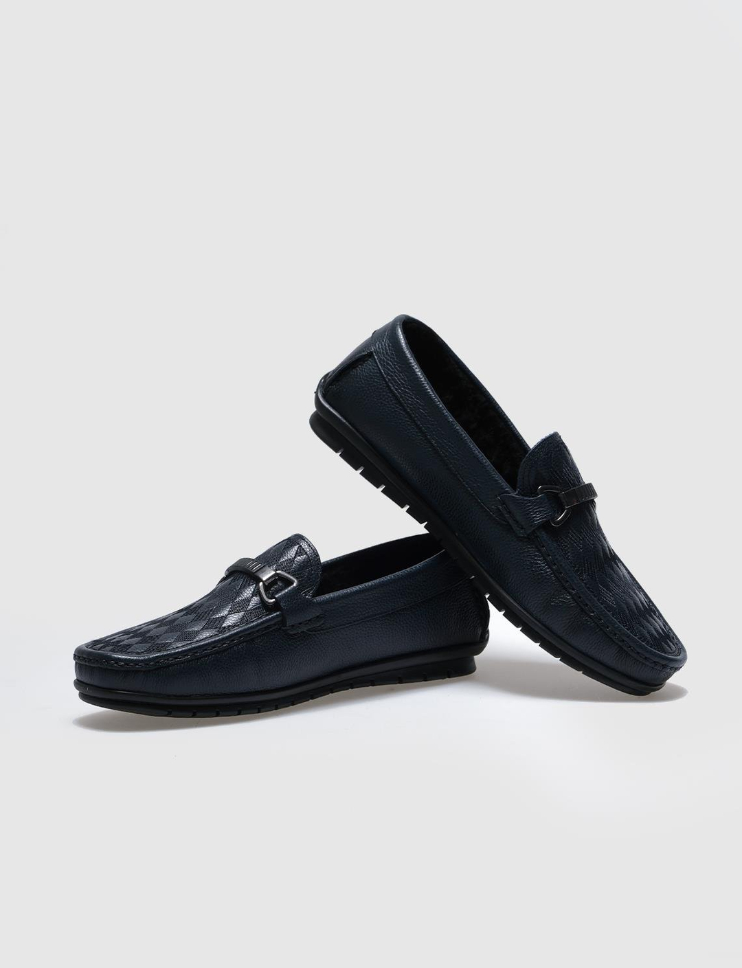 Hakiki Deri Lacivert Erkek Ayakkabı