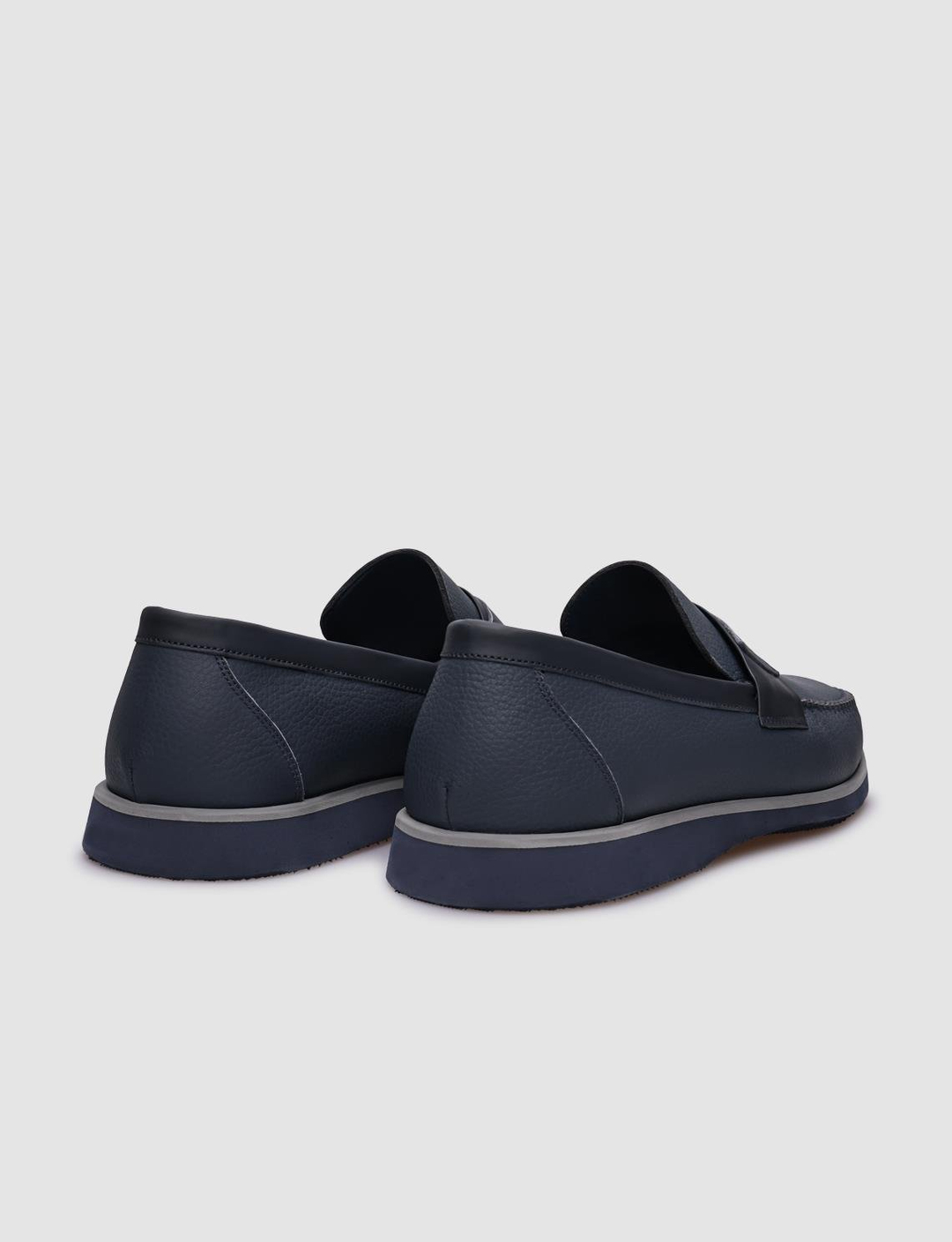 Hakiki Deri Lacivert Erkek Ayakkabı