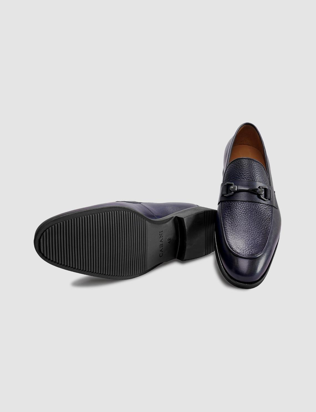 Hakiki Deri Lacivert Erkek Ayakkabı