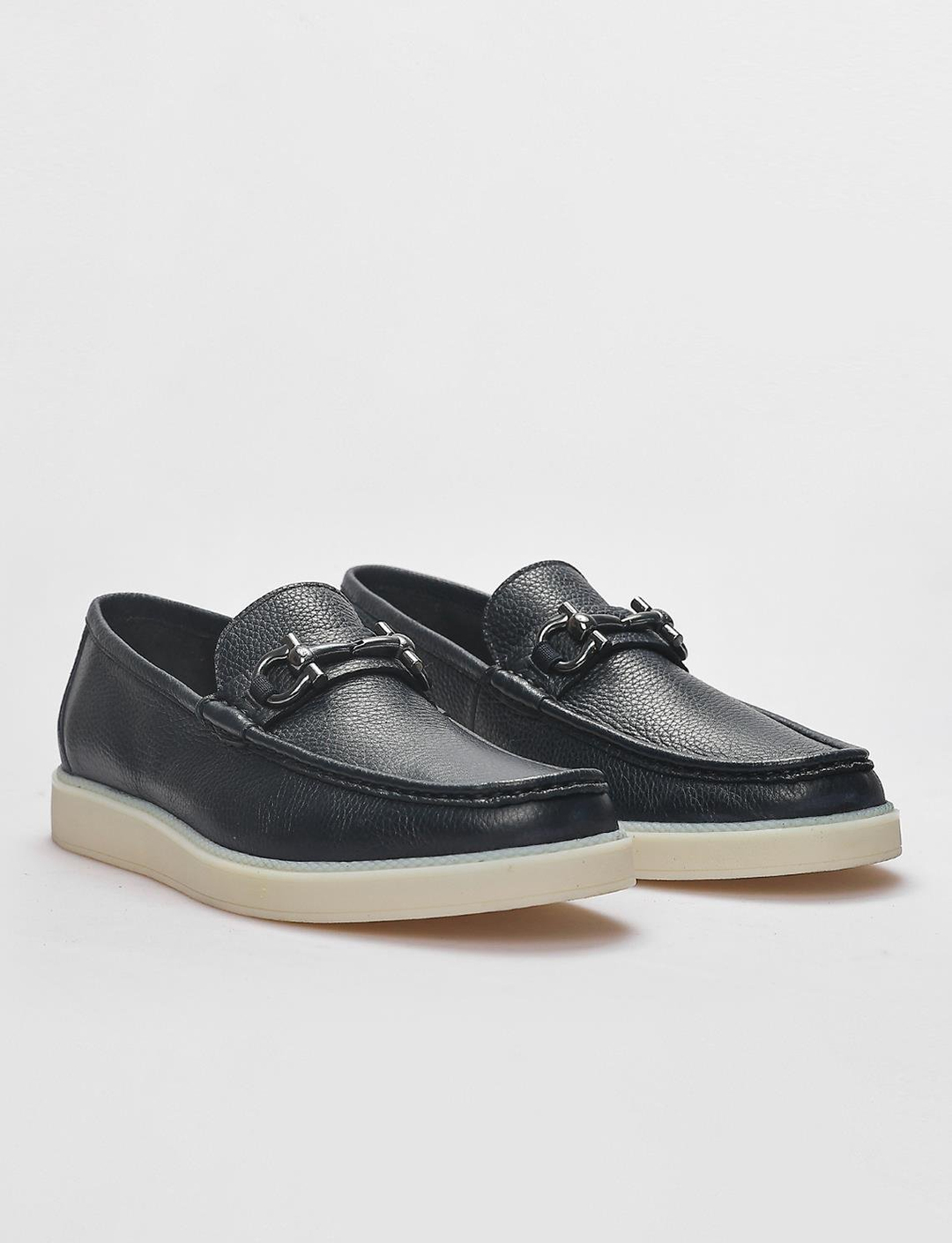 Hakiki Deri Lacivert Erkek Ayakkabı