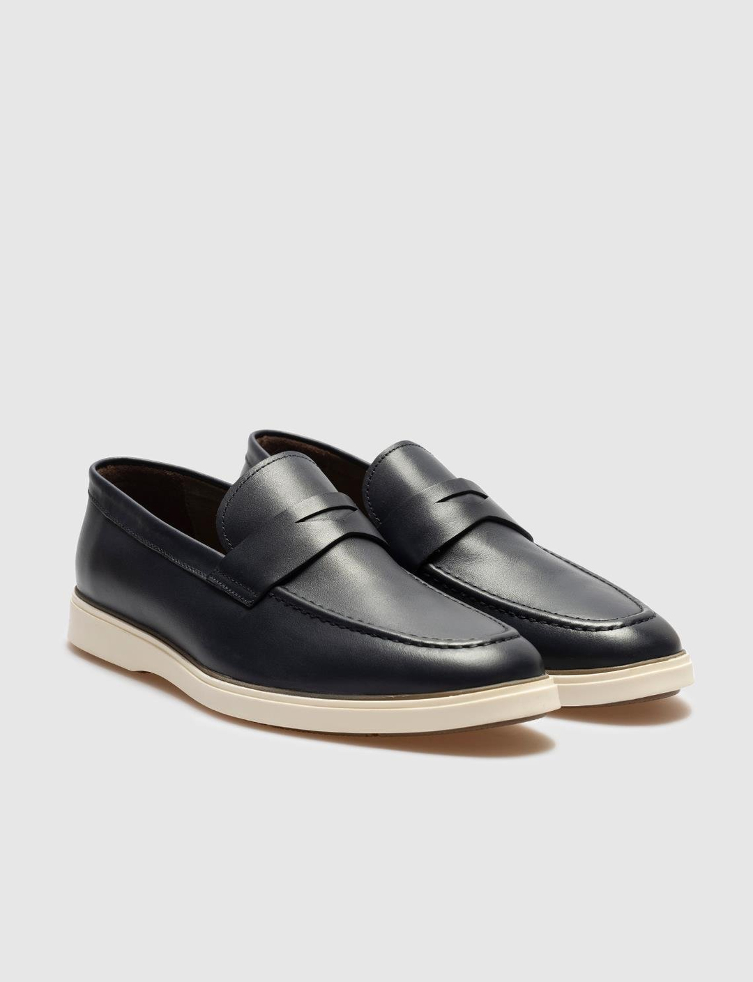 Hakiki Deri Lacivert Erkek Ayakkabı