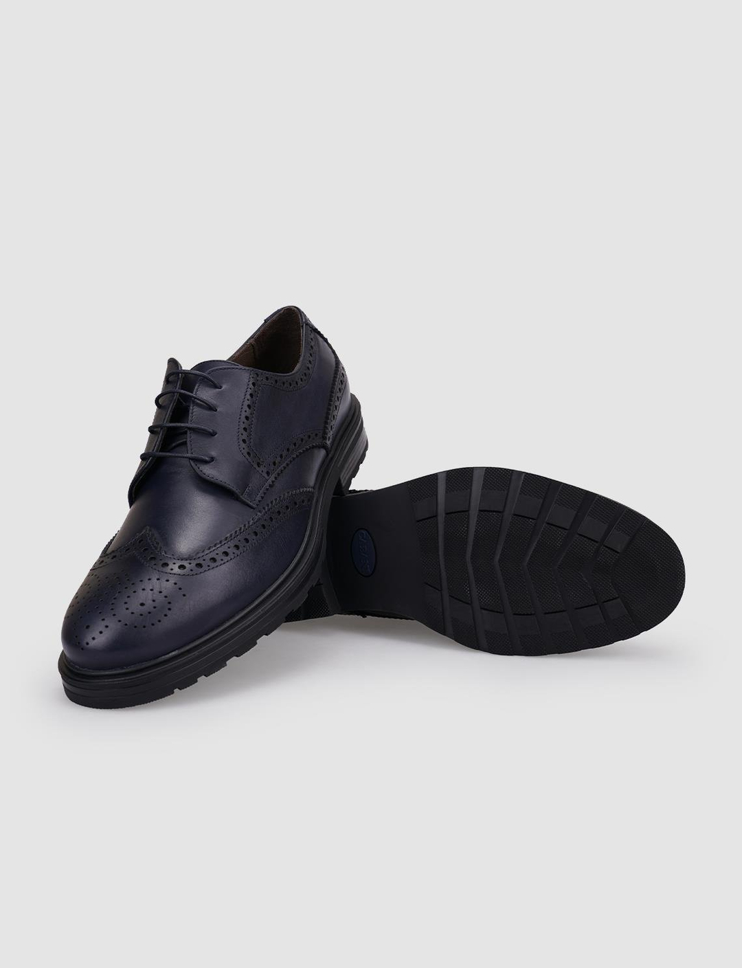 Hakiki Deri Lacivert Erkek Ayakkabı