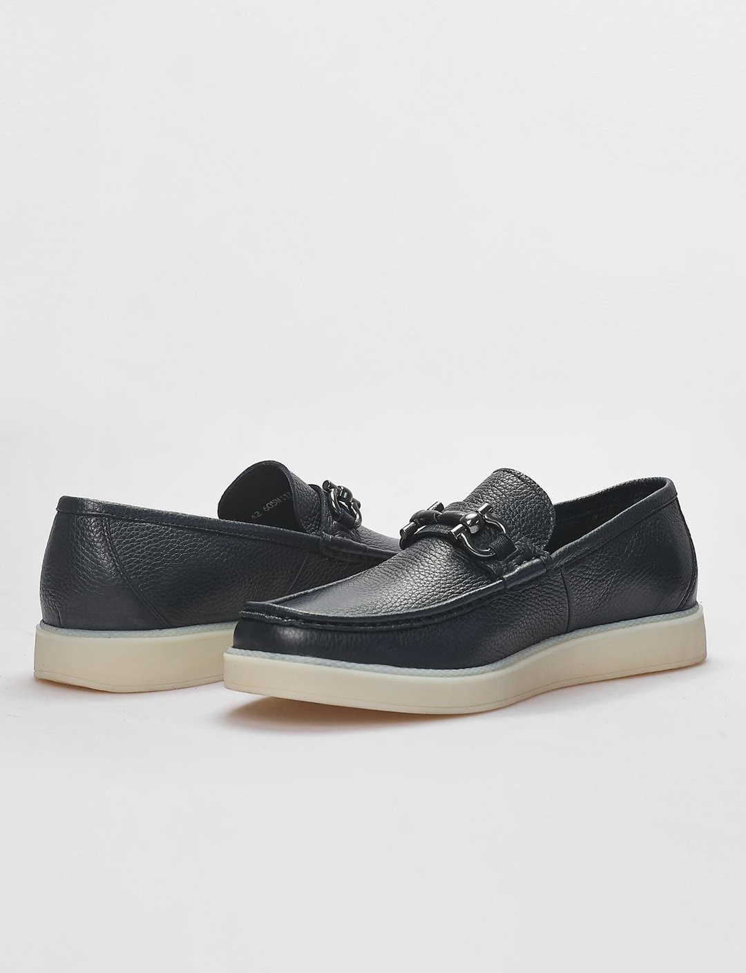 Hakiki Deri Lacivert Erkek Ayakkabı