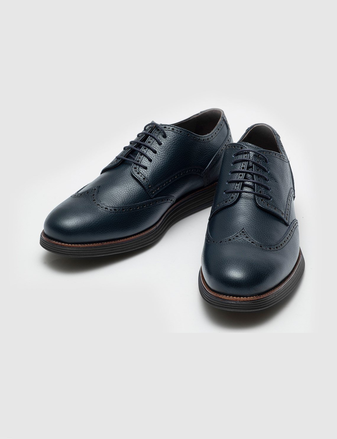 Hakiki Deri Lacivert Erkek Ayakkabı