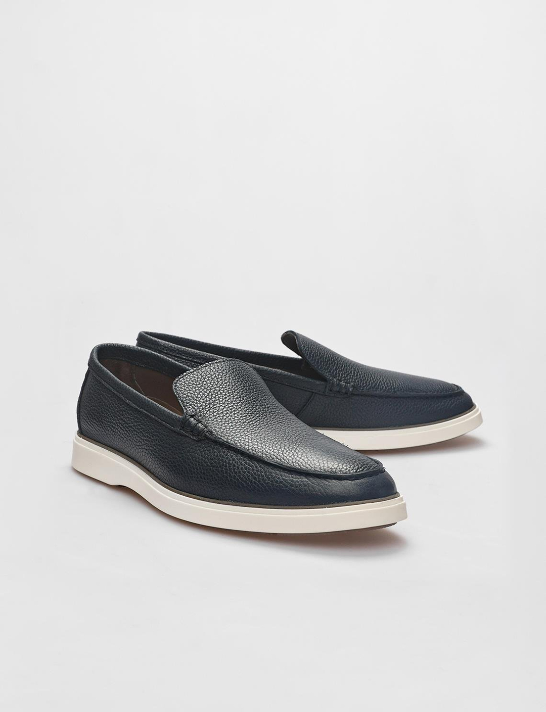 Hakiki Deri Lacivert Erkek Ayakkabı