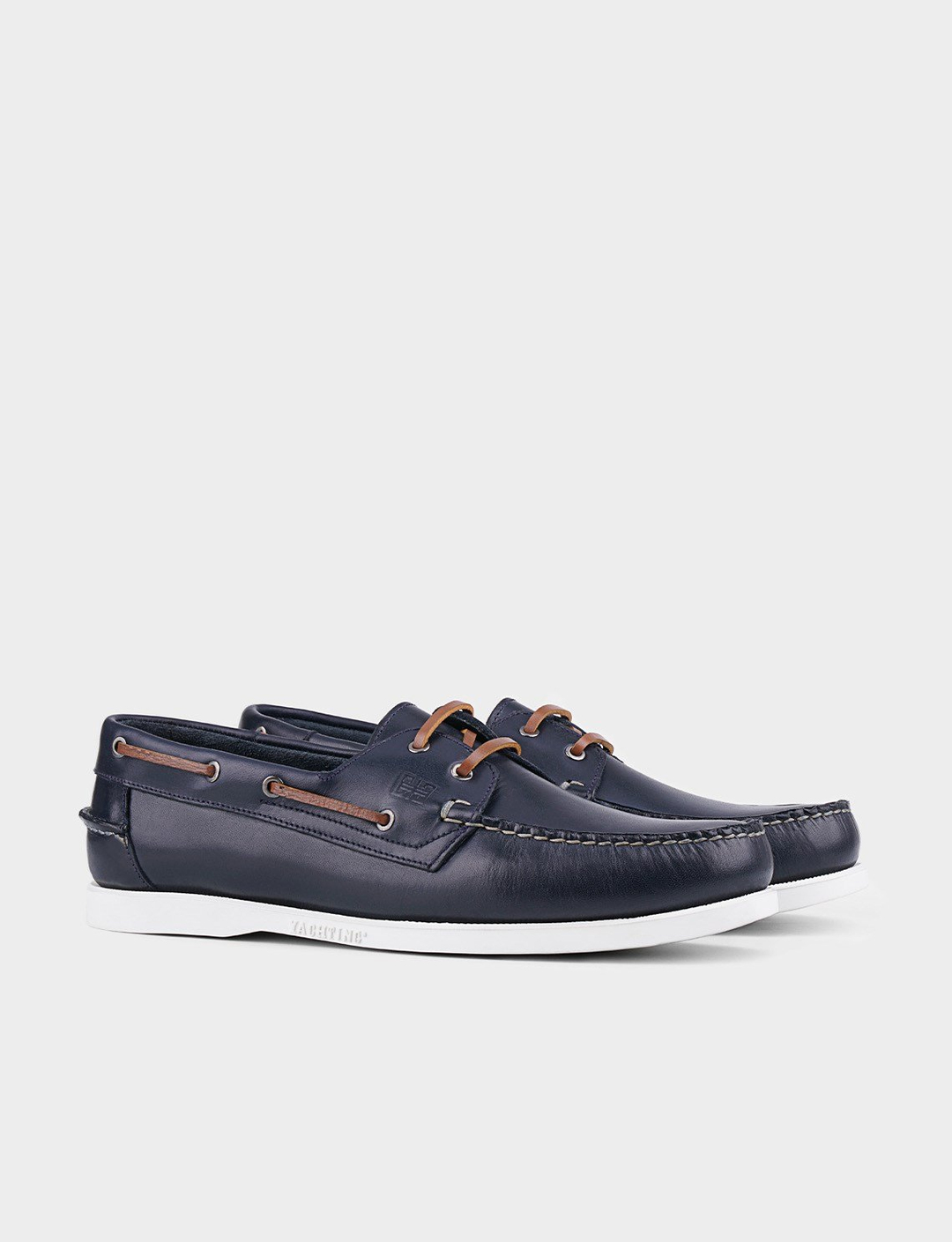 Genuine Leather Navy Men Daily Shoes