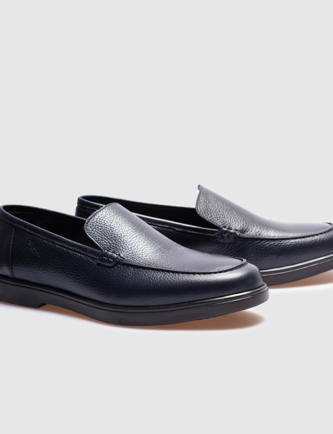 Hakiki Deri Lacivert Erkek Günlük Ayakkabı