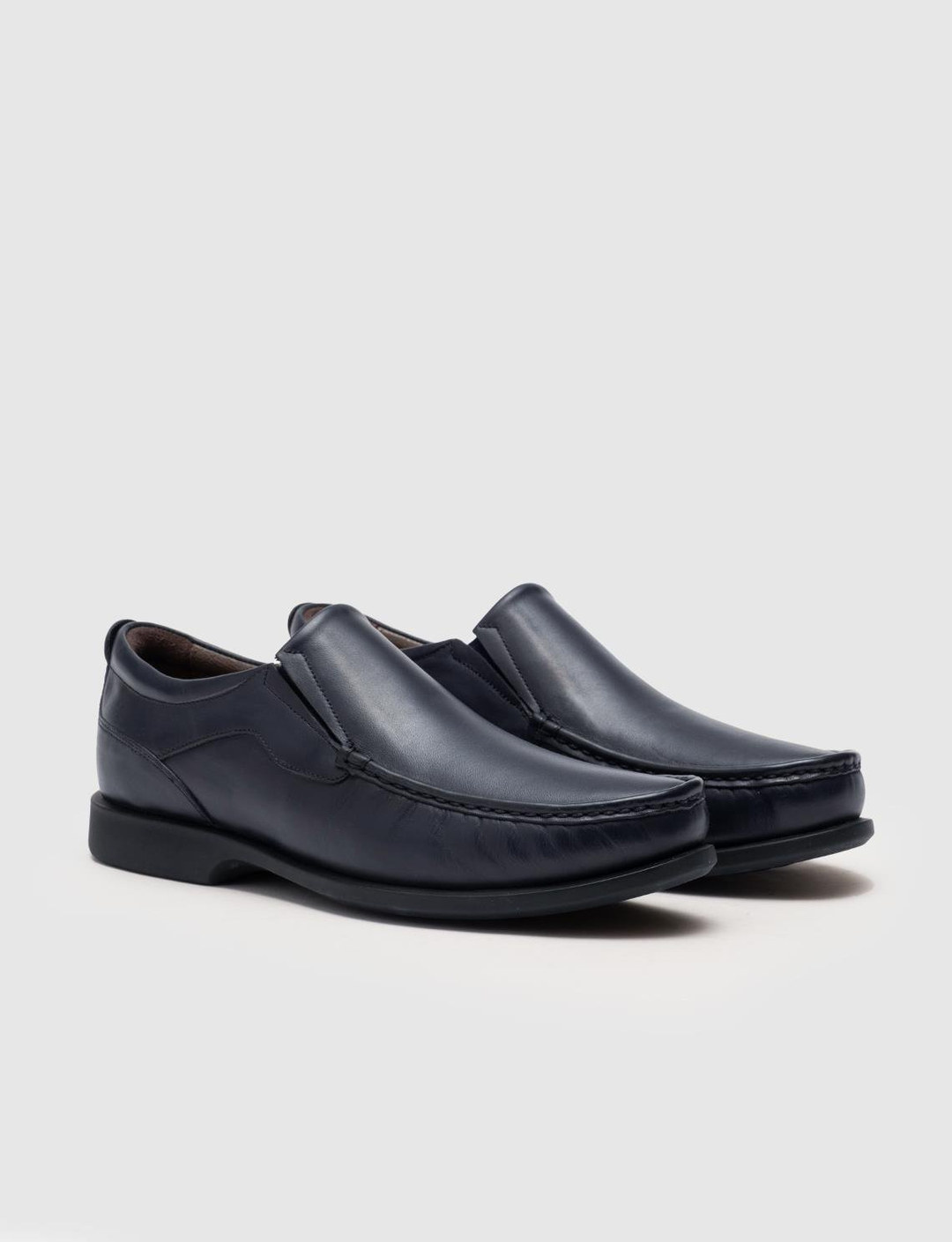 Hakiki Deri Lacivert Erkek Günlük Ayakkabı