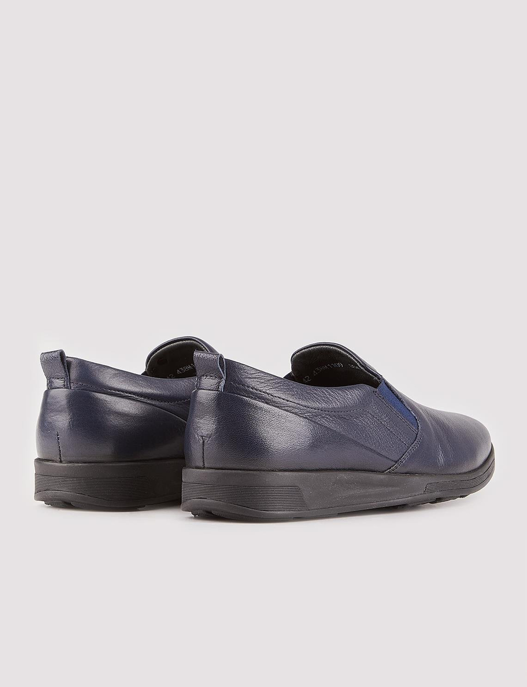 Hakiki Deri Lacivert Erkek Günlük Ayakkabı