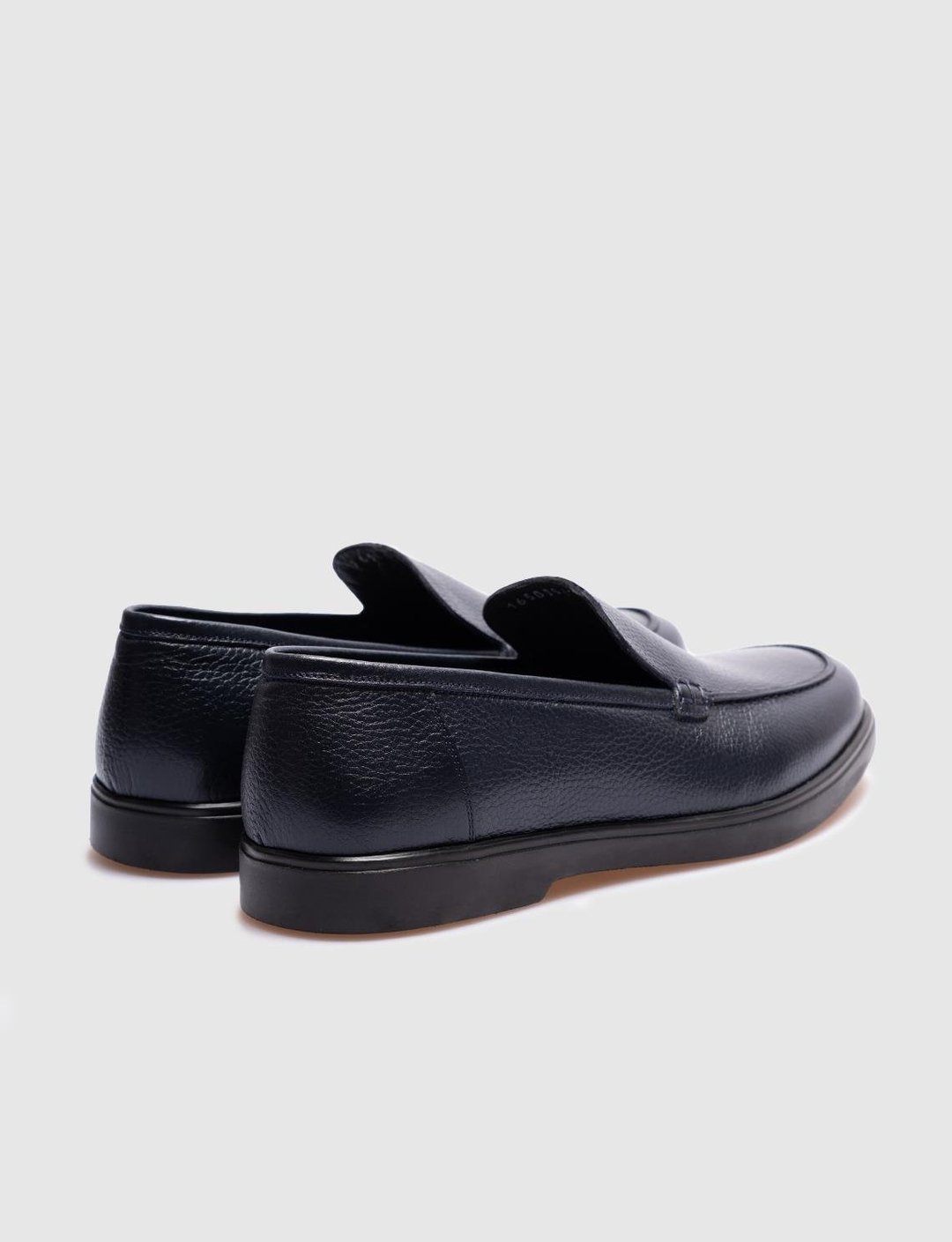 Hakiki Deri Lacivert Erkek Günlük Ayakkabı