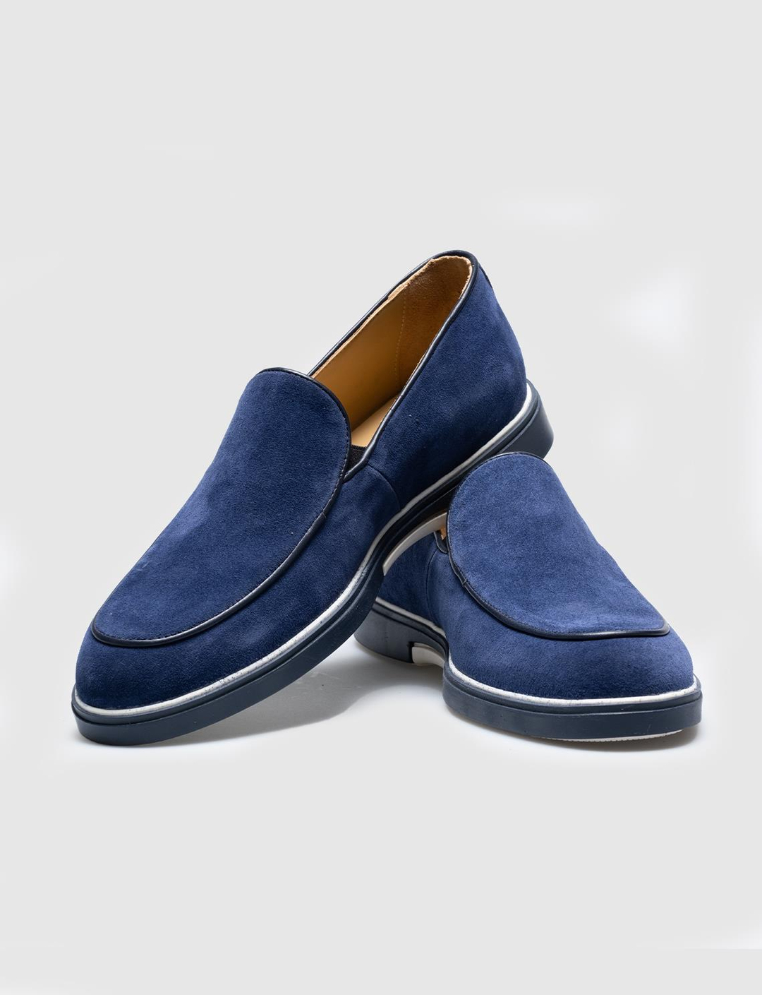 Hakiki Deri Lacivert Erkek Günlük Ayakkabı