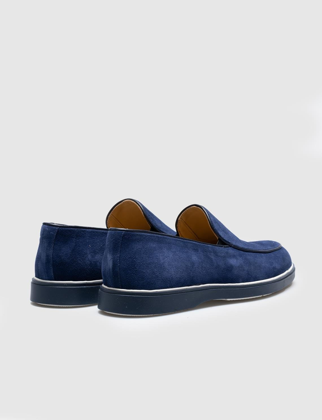 Hakiki Deri Lacivert Erkek Günlük Ayakkabı