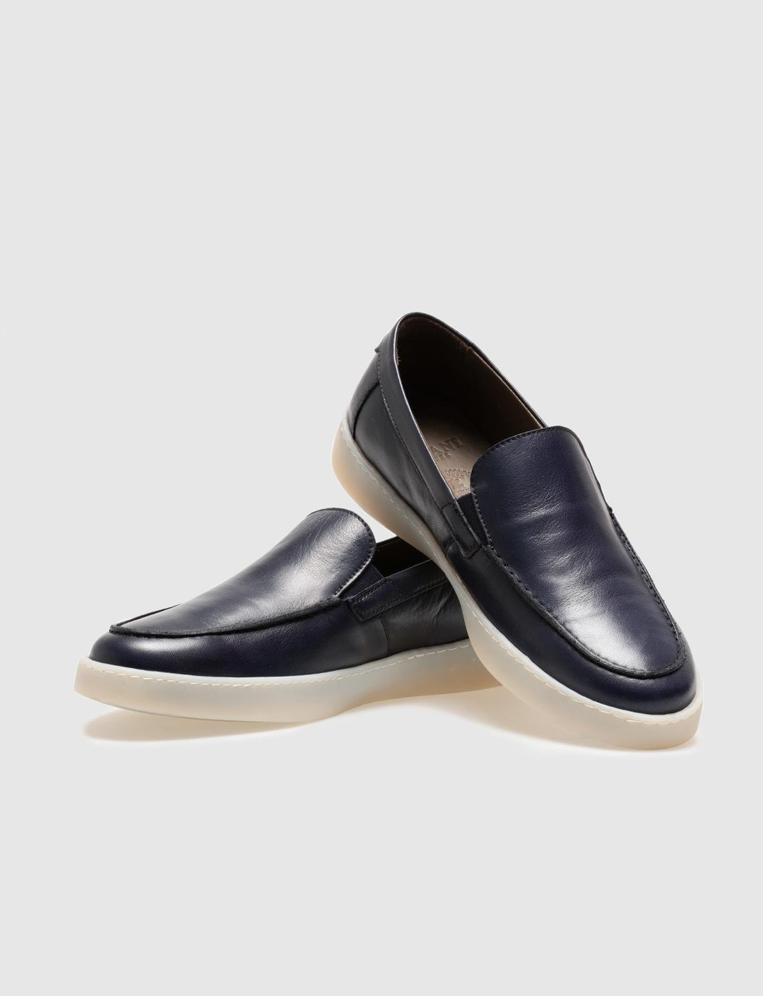 Hakiki Deri Lacivert Erkek Günlük Ayakkabı