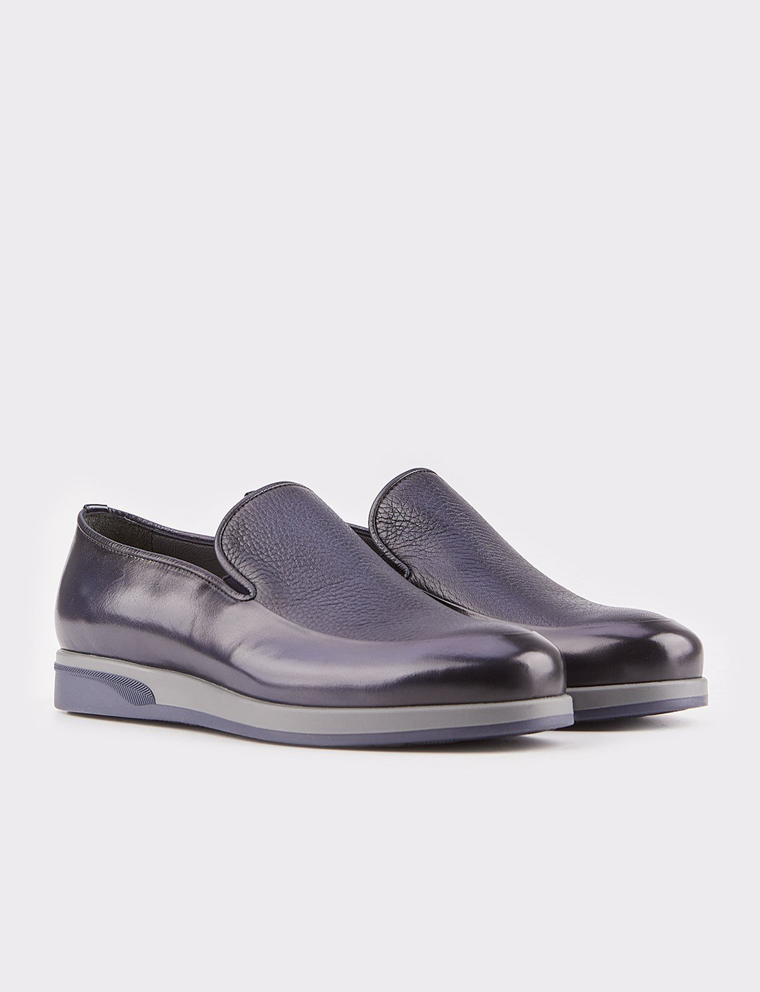 Hakiki Deri Lacivert Erkek Klasik Ayakkabı