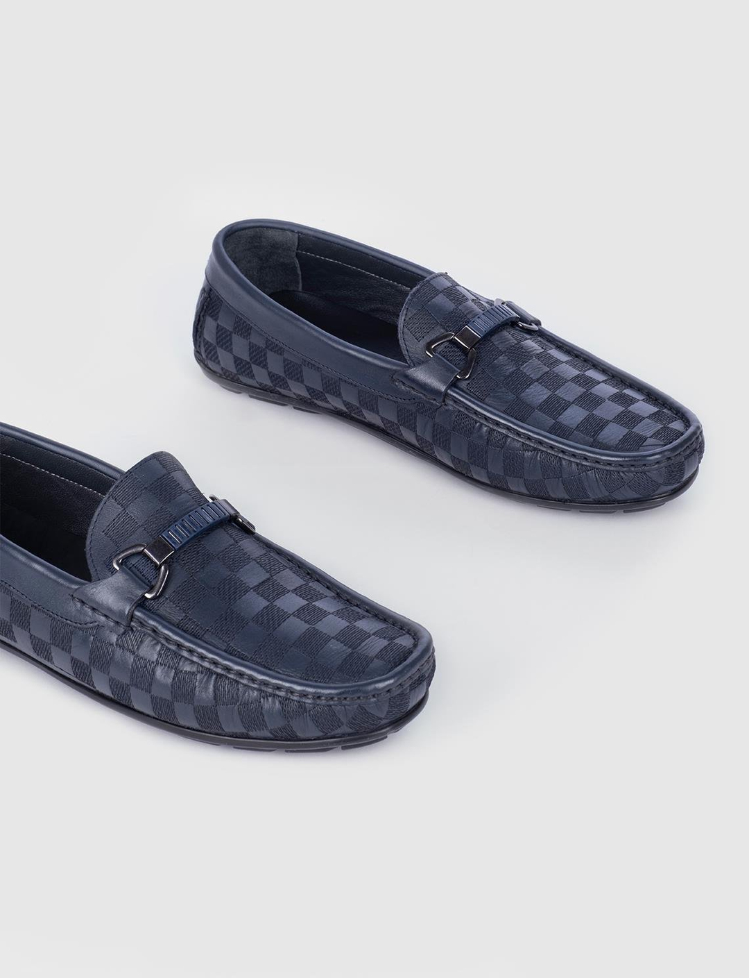 Hakiki Deri Lacivert Erkek Loafer