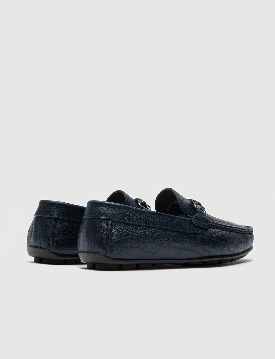 Hakiki Deri Lacivert Erkek Loafer