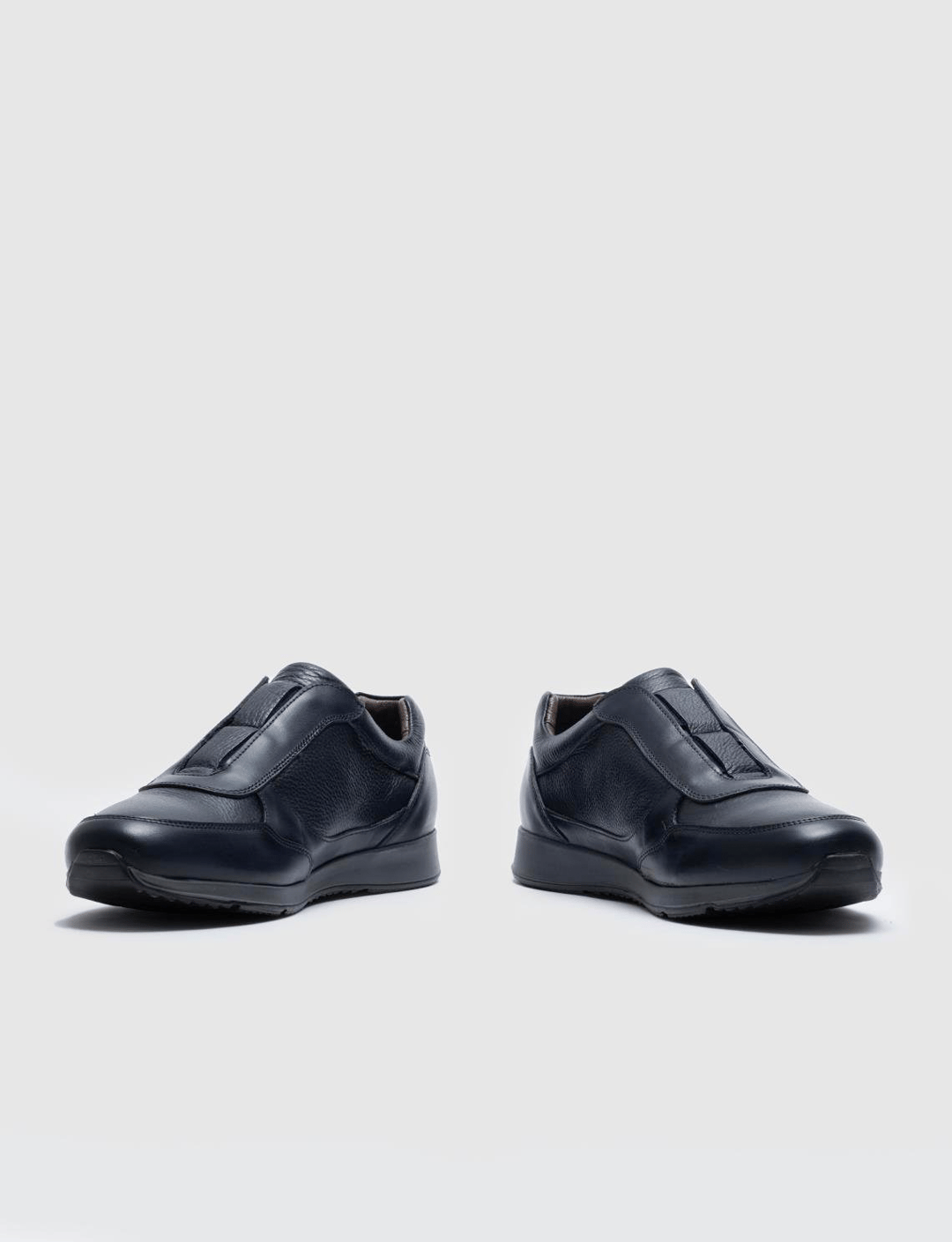 Hakiki Deri Lacivert Erkek Spor Ayakkabı