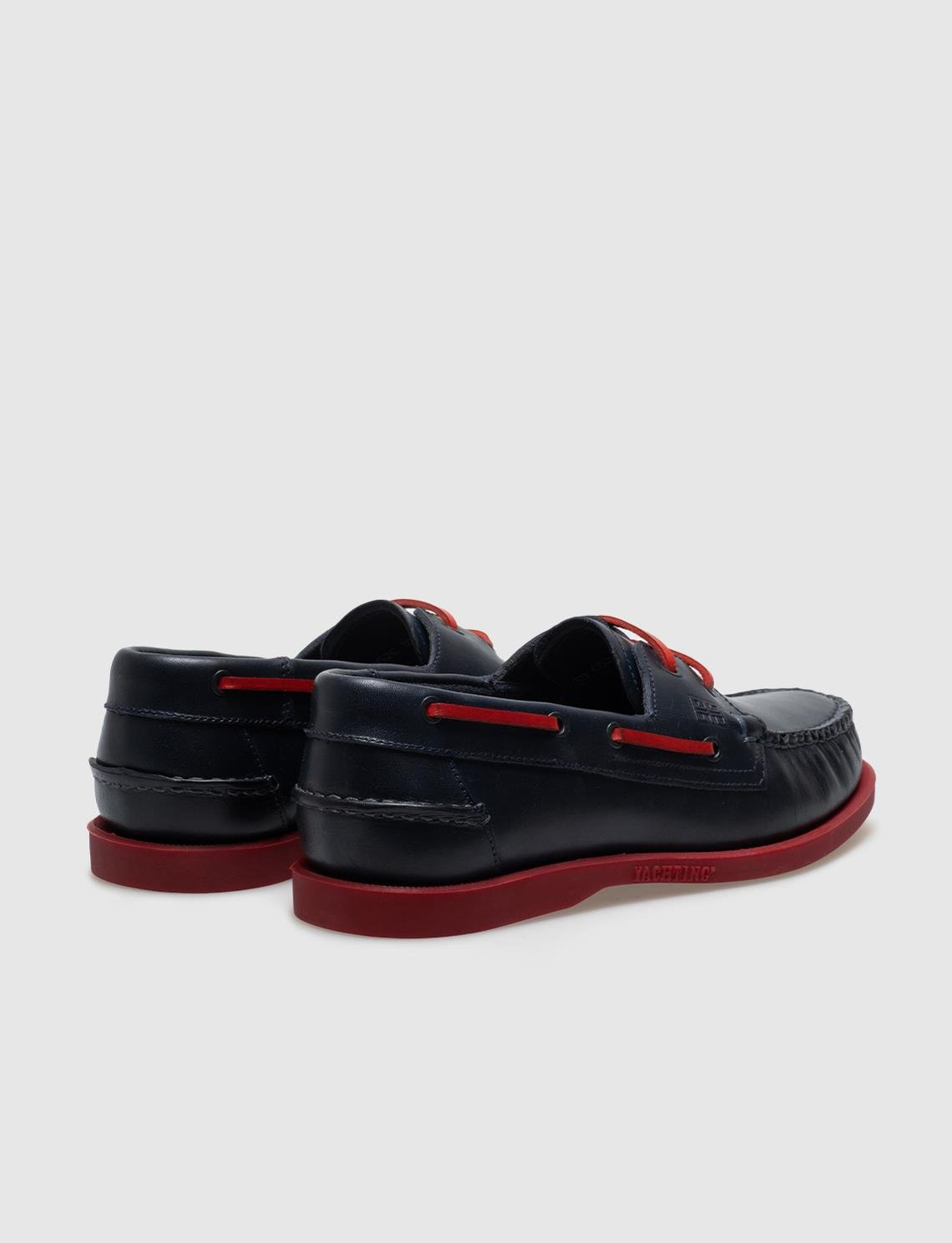 Genuine Leather Navy Blue Women Shoes