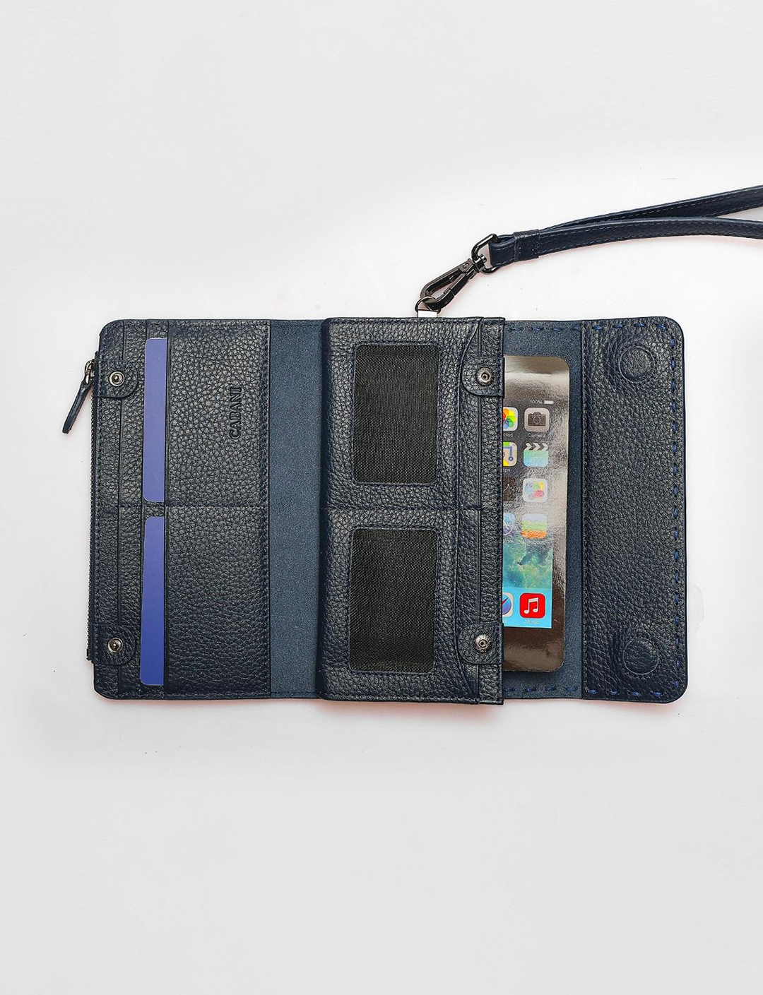 Hakiki Deri Lacivert Kadın Çanta