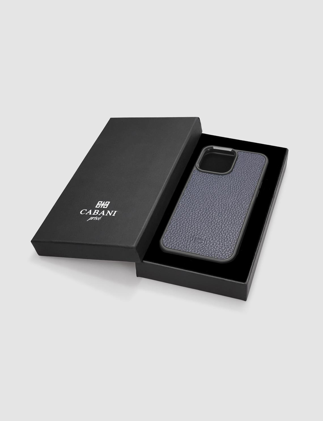 Hakiki Deri Lacivert Unisex Telefon Kılıfı