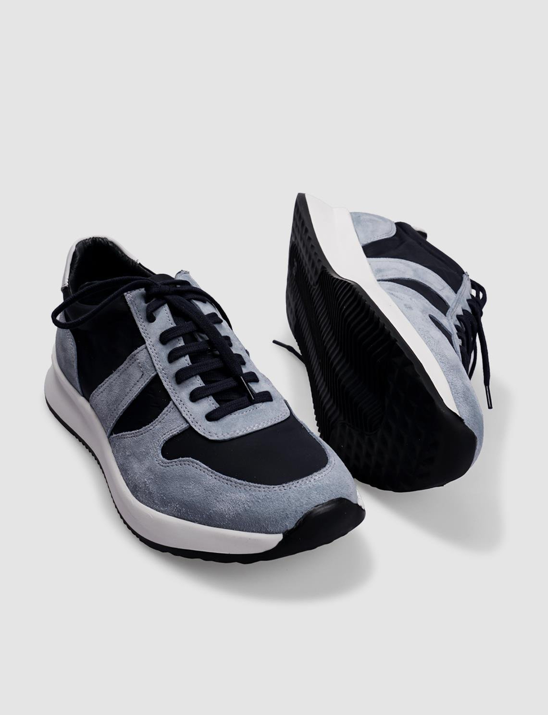 Hakiki Deri Mavi Erkek Ayakkabı