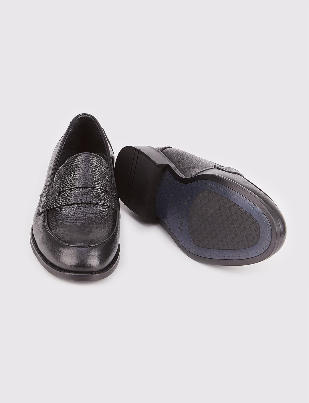 Hakiki Deri Neolit Tabanlı Siyah Klasik Erkek Ayakkabı