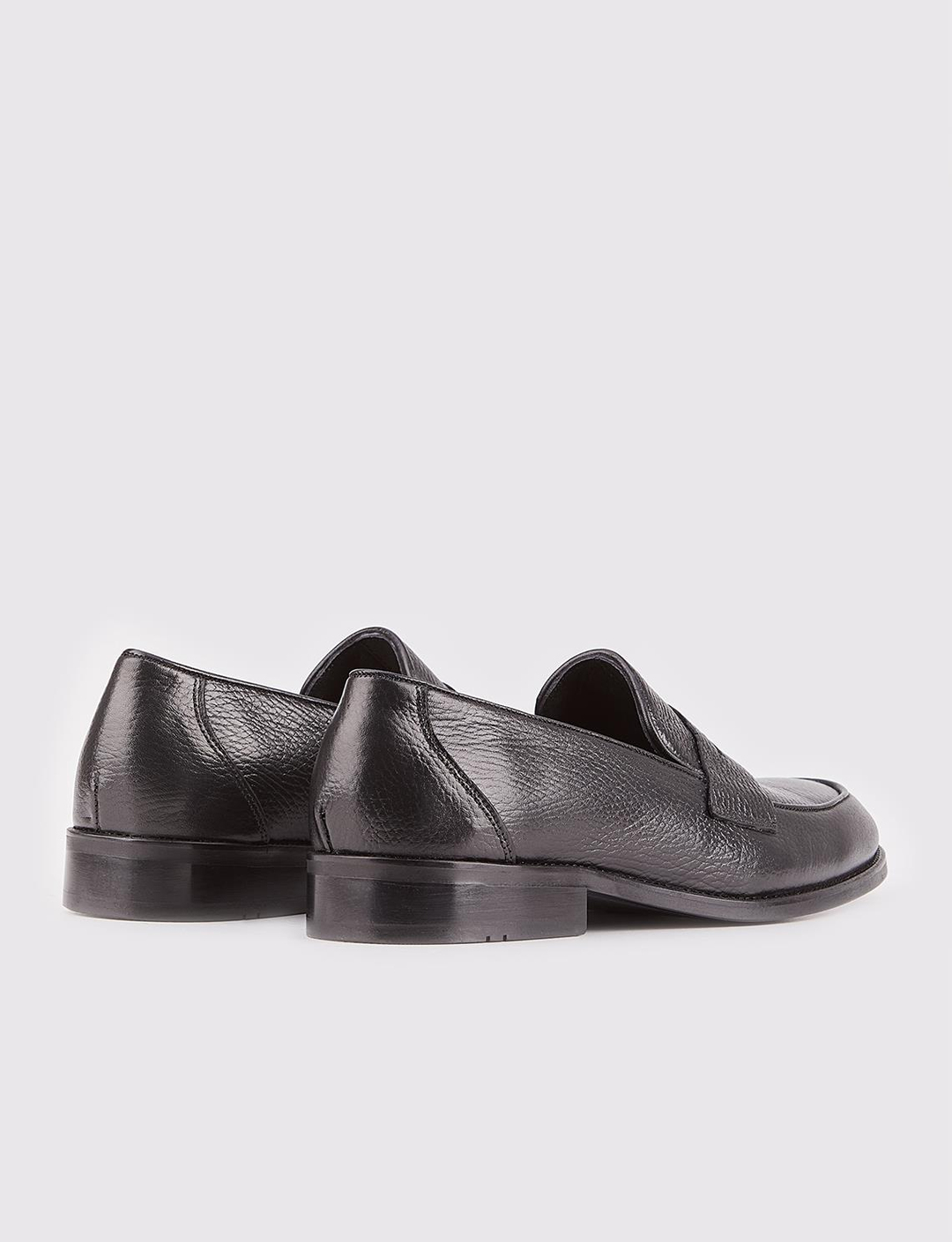 Hakiki Deri Neolit Tabanlı Siyah Klasik Erkek Ayakkabı