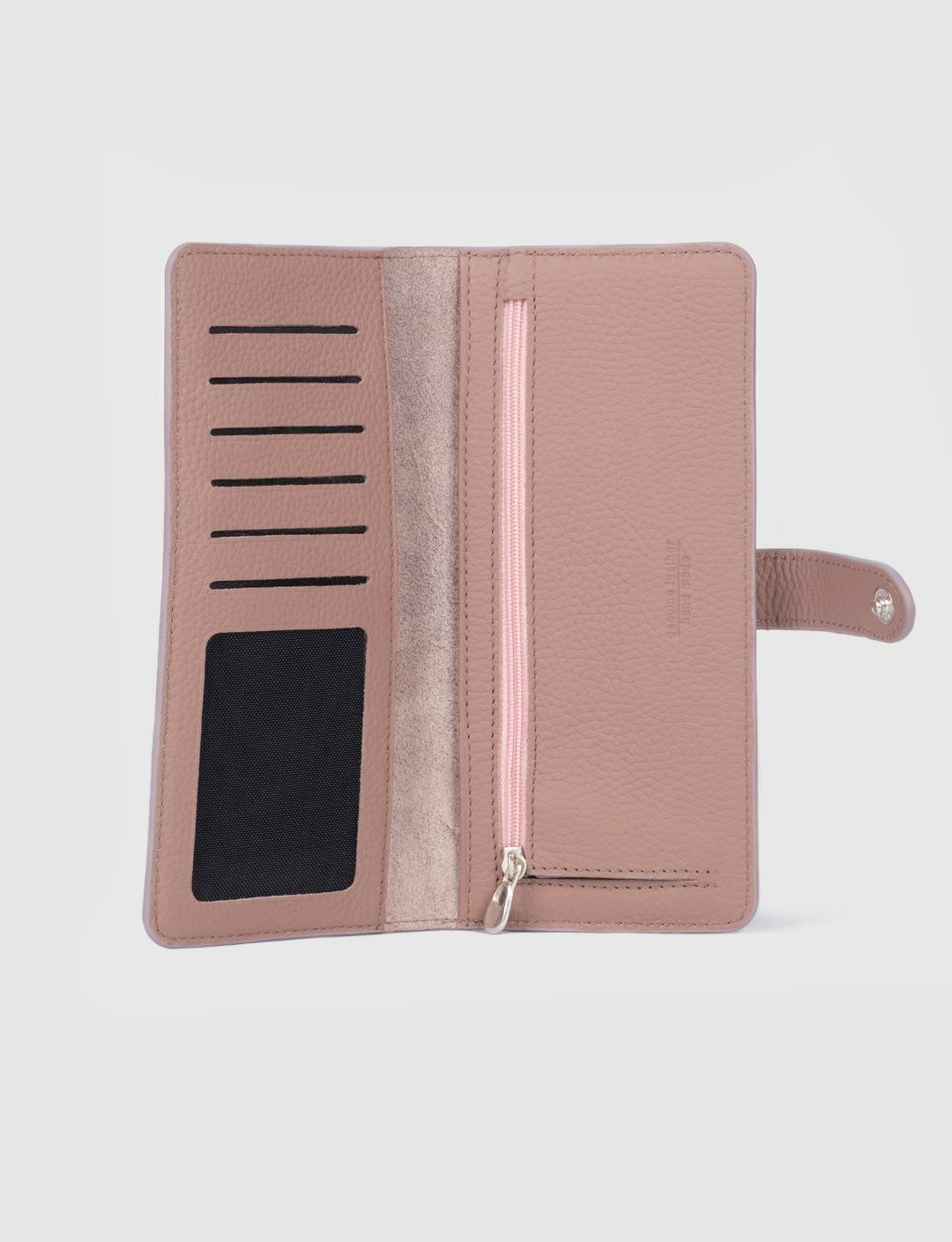 Women Pink Genuine Leather Wallet