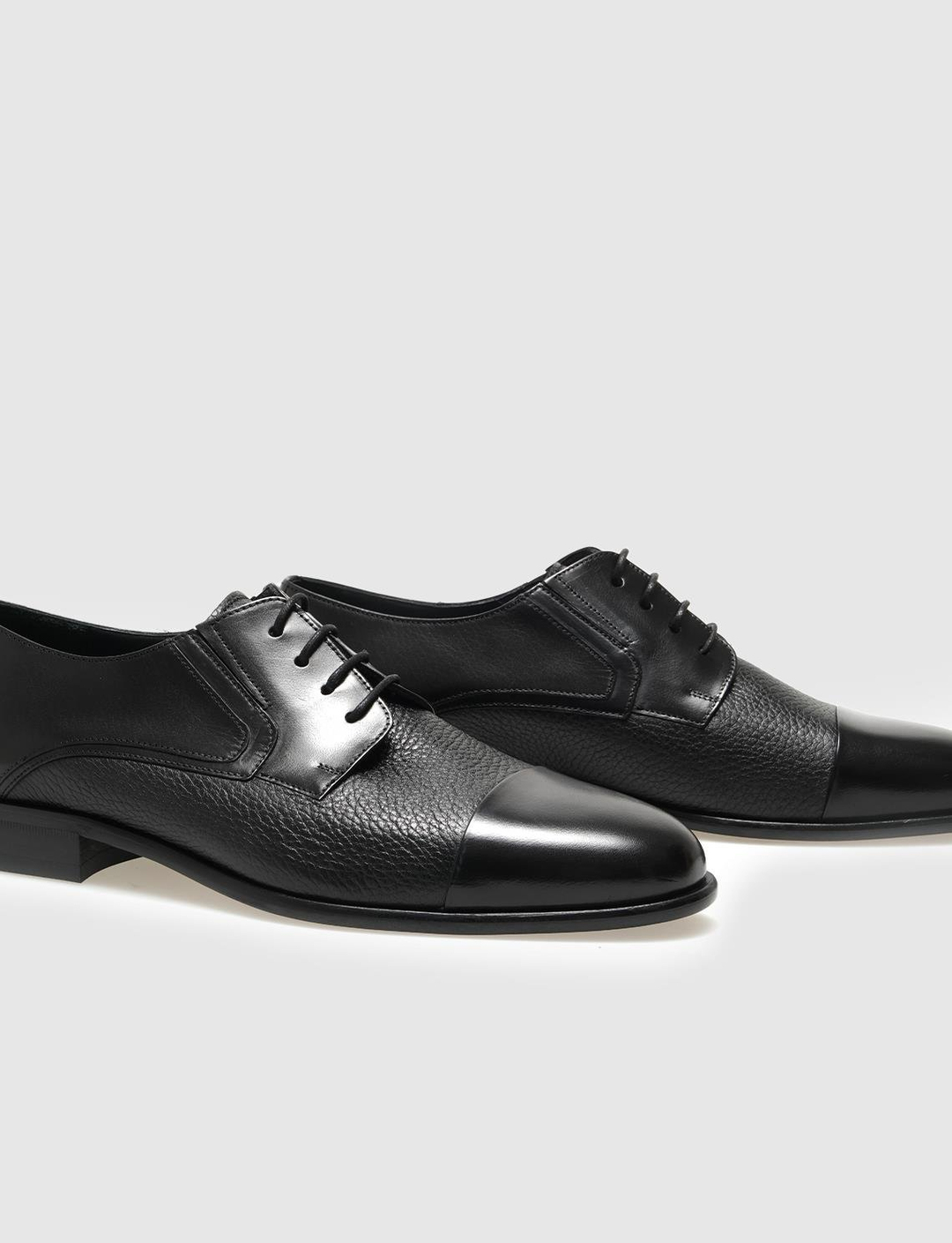 Hakiki Deri Siyah Erkek Ayakkabı