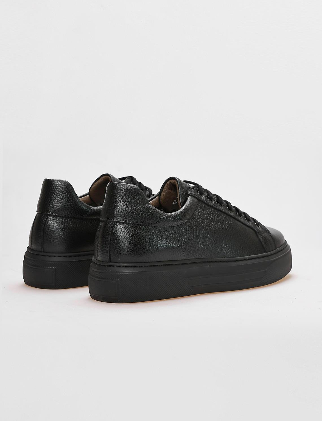 Hakiki Deri Siyah Erkek Ayakkabı