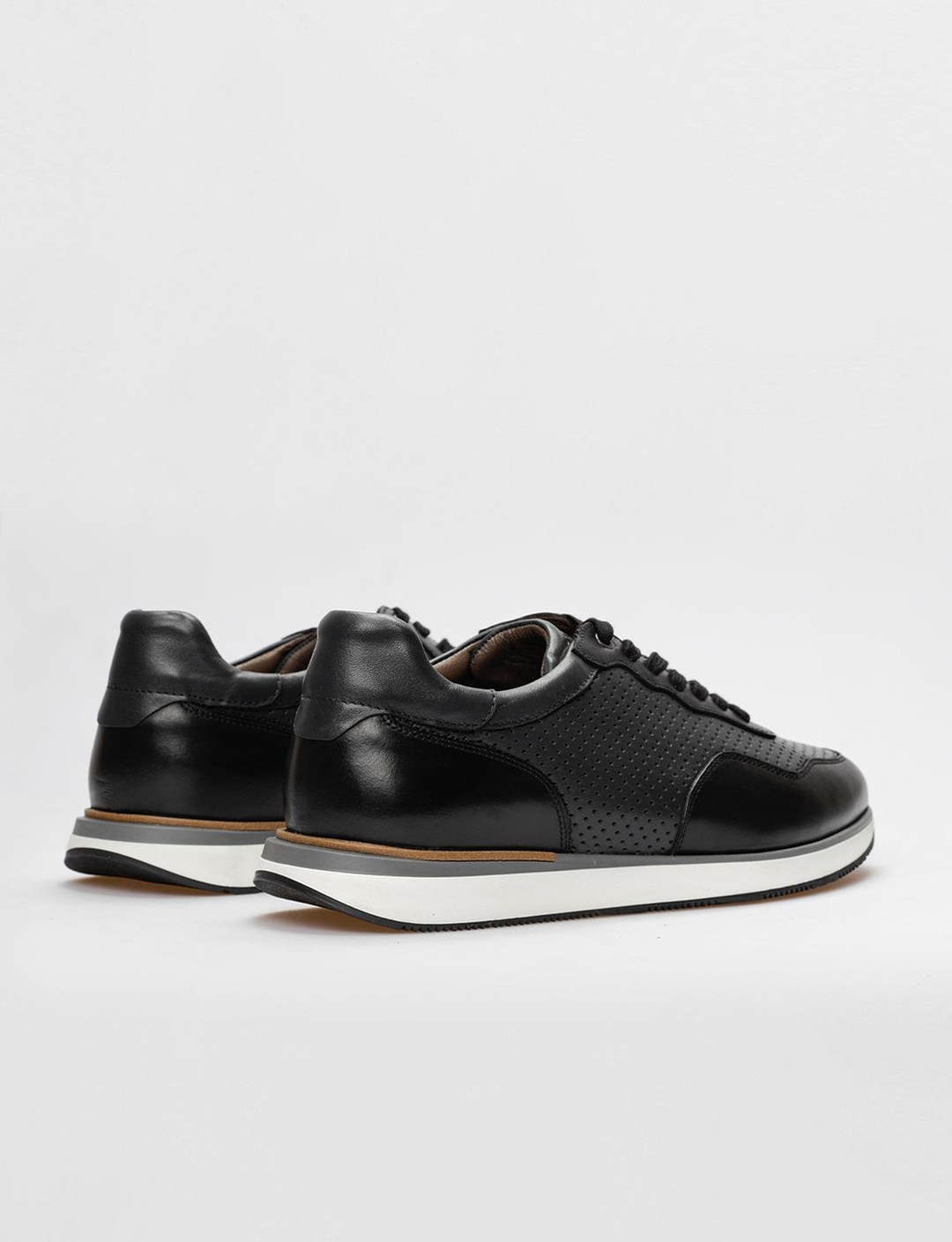 Hakiki Deri Siyah Erkek Ayakkabı