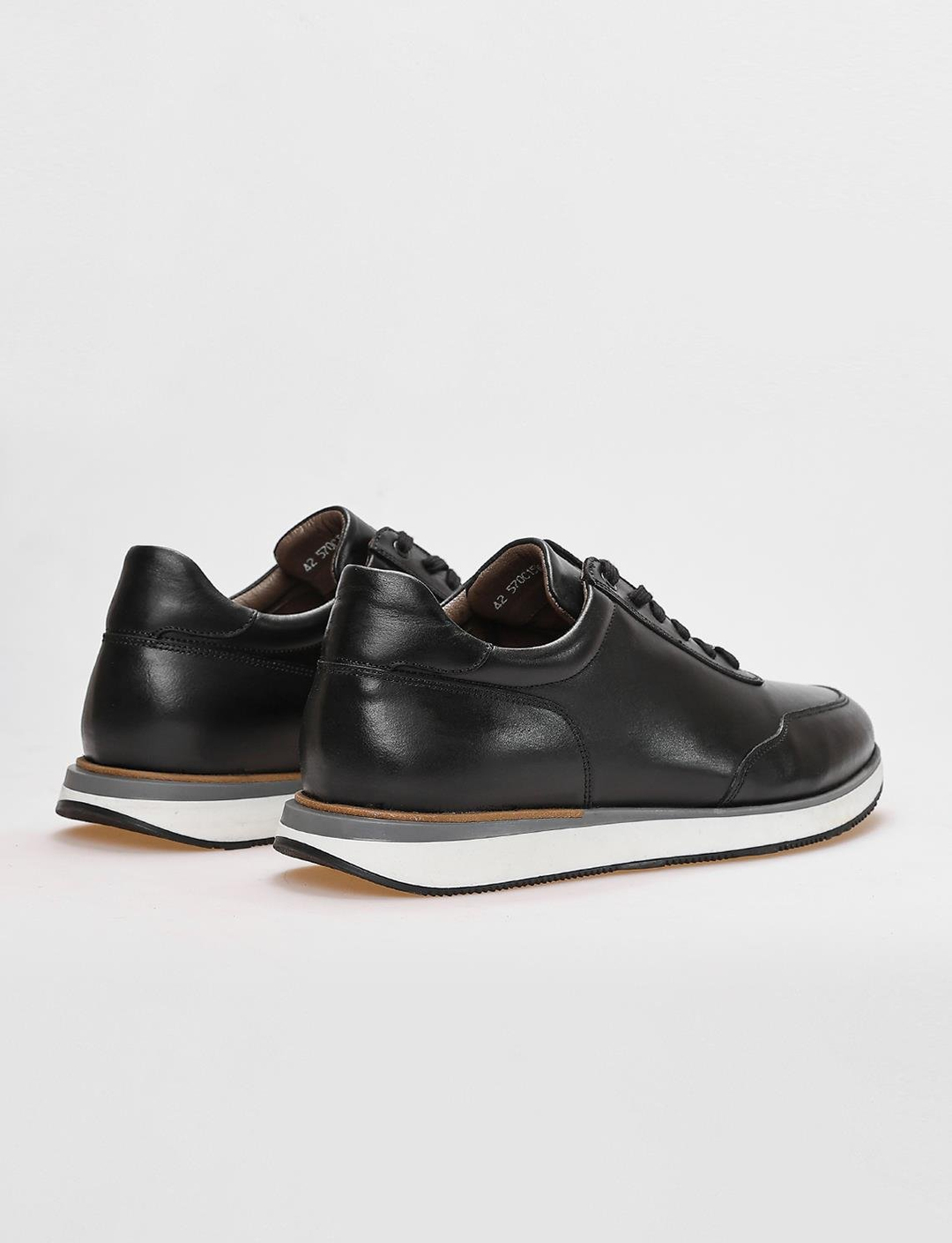 Hakiki Deri Siyah Erkek Ayakkabı