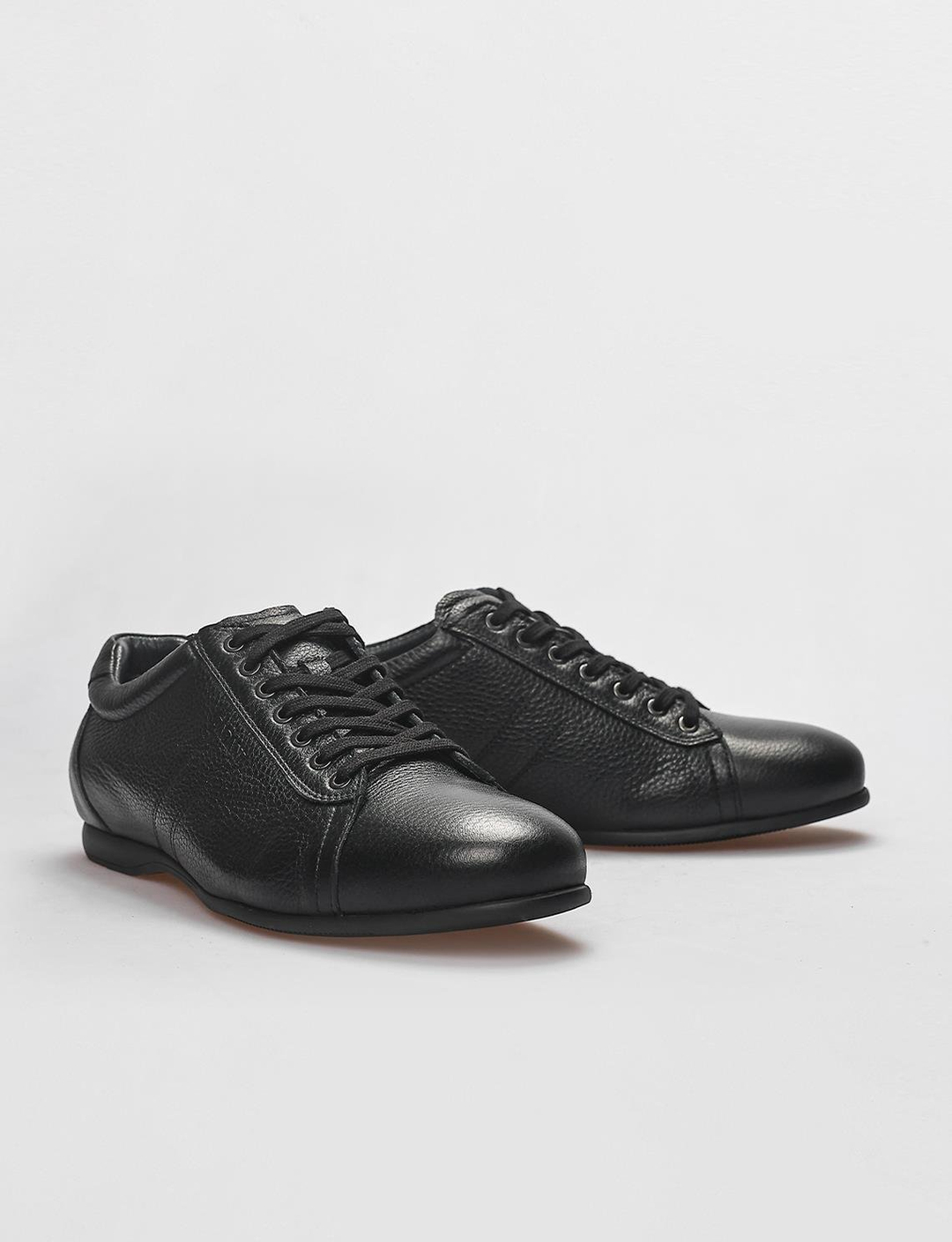 Hakiki Deri Siyah Erkek Ayakkabı