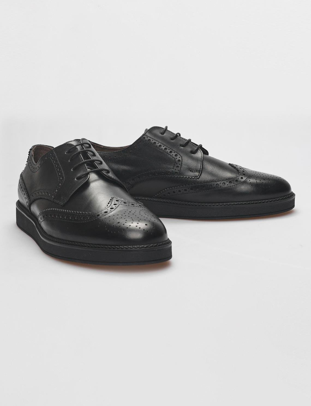 Hakiki Deri Siyah Erkek Ayakkabı