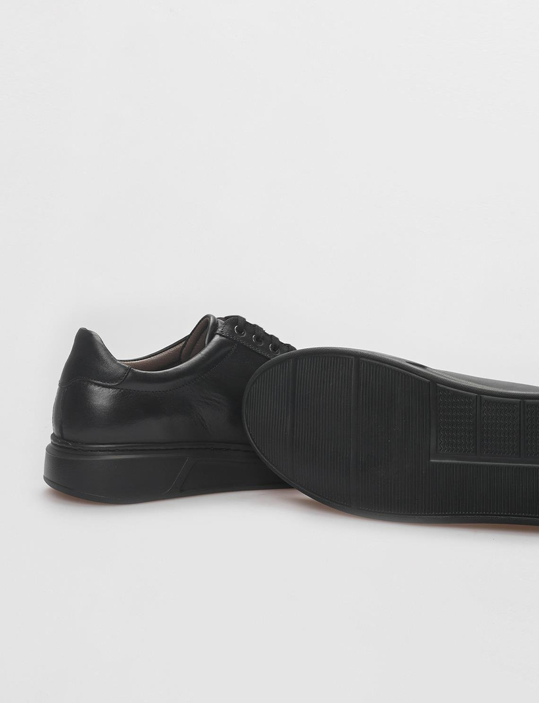 Hakiki Deri Siyah Erkek Ayakkabı