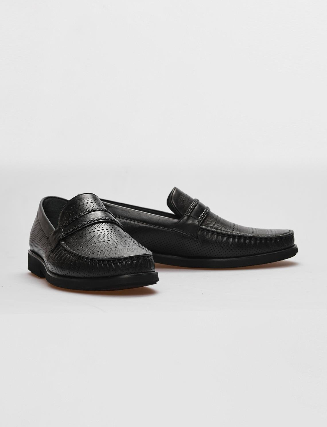 Hakiki Deri Siyah Erkek Ayakkabı