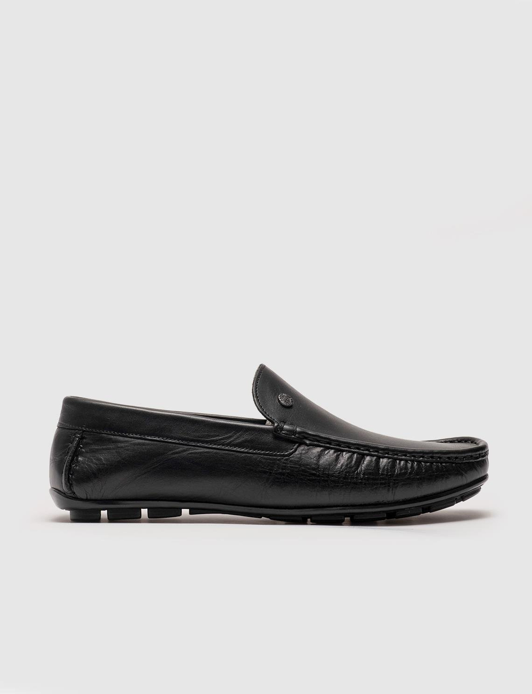 Genuine Leather Black Men Shoes