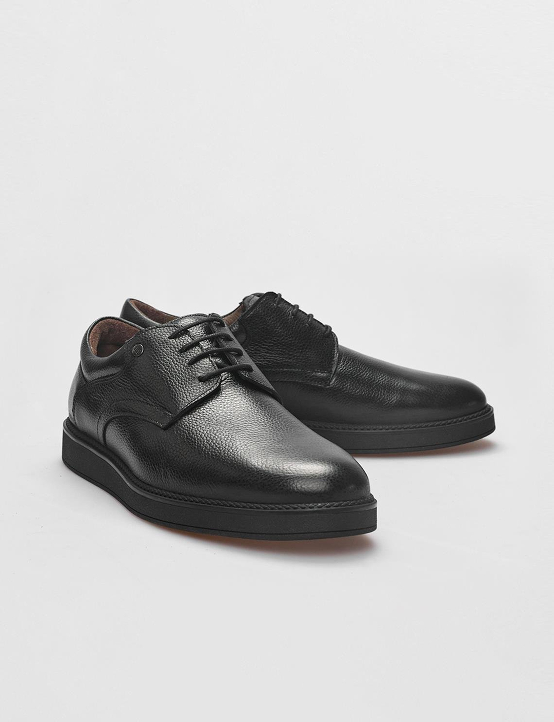 Hakiki Deri Siyah Erkek Ayakkabı