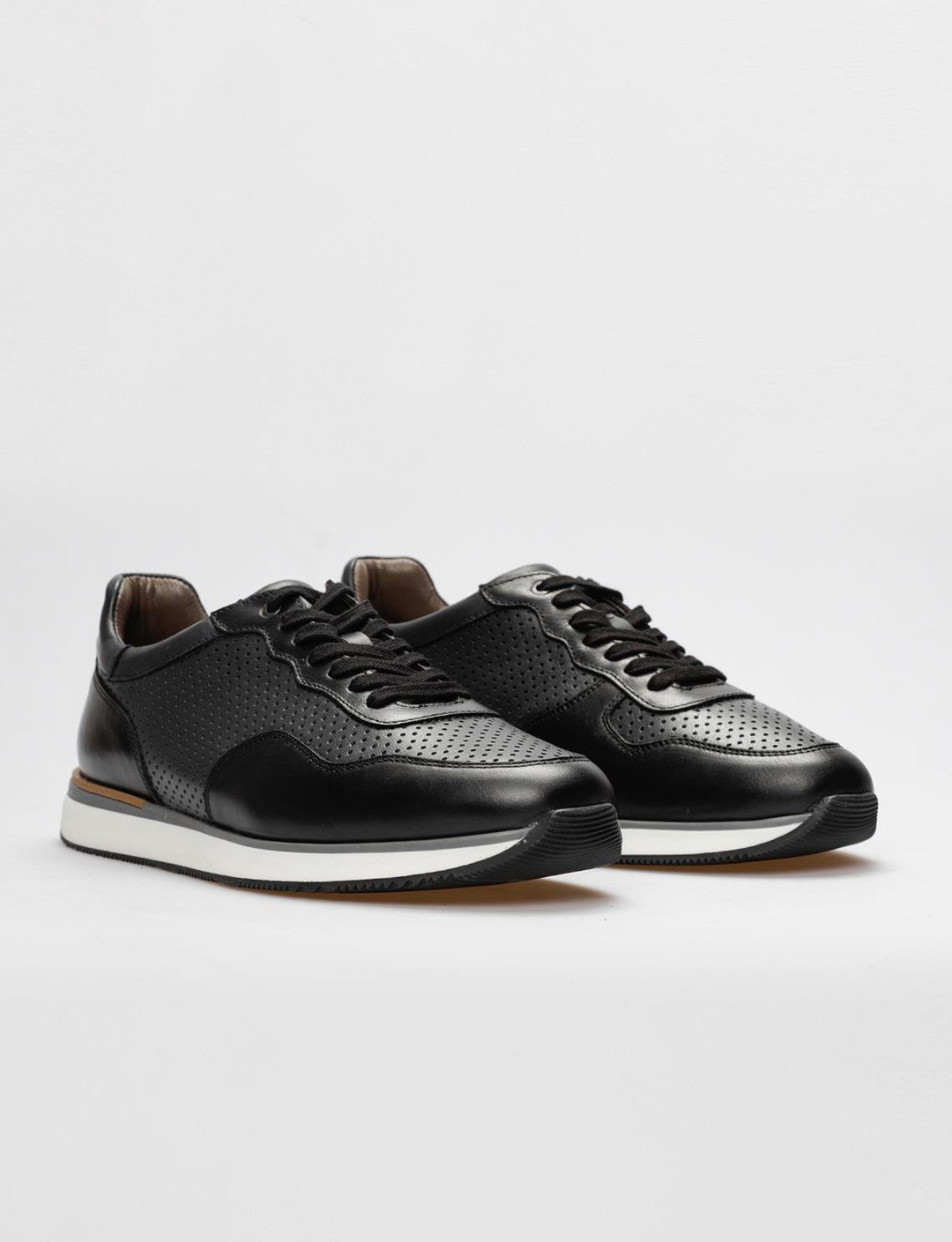 Hakiki Deri Siyah Erkek Ayakkabı