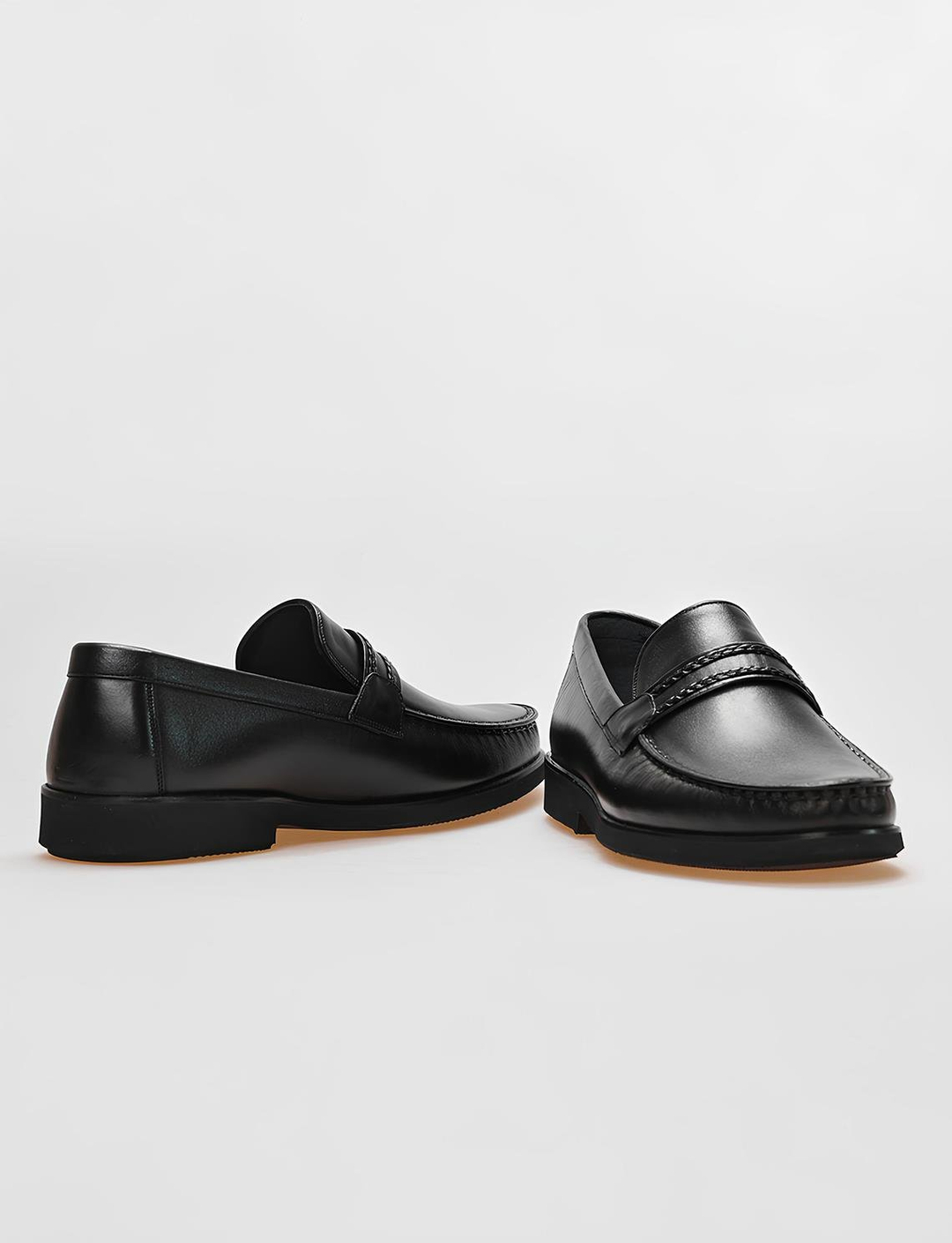 Hakiki Deri Siyah Erkek Ayakkabı